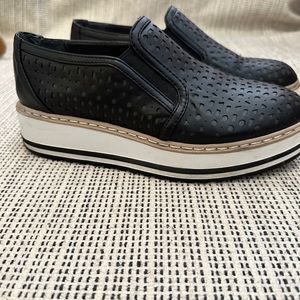 Black, platform, womens, shoes by Seven Dials